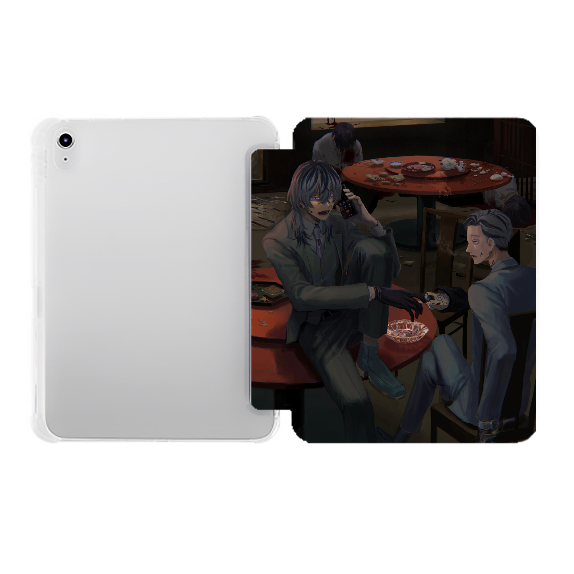 （画像用） 東京リベンジャーズ Tokyo Revengers IPad ケース ペン収納付き 三つ折りスタンド PUレザー×シリコン 対応機種9.5/10.5/10.9インチ